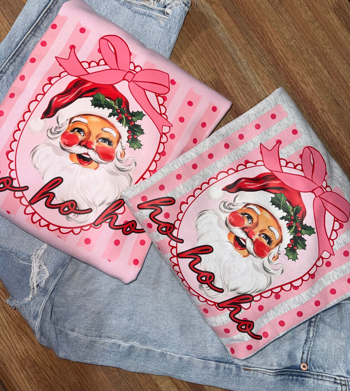 Santa Bows Crewneck