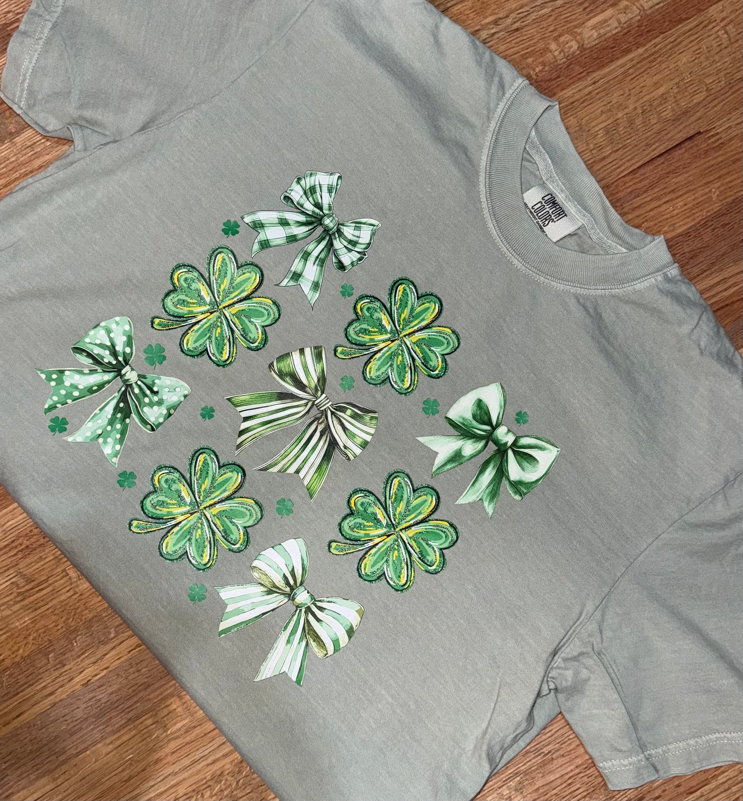 St. Patrick’s Day Bow Tee