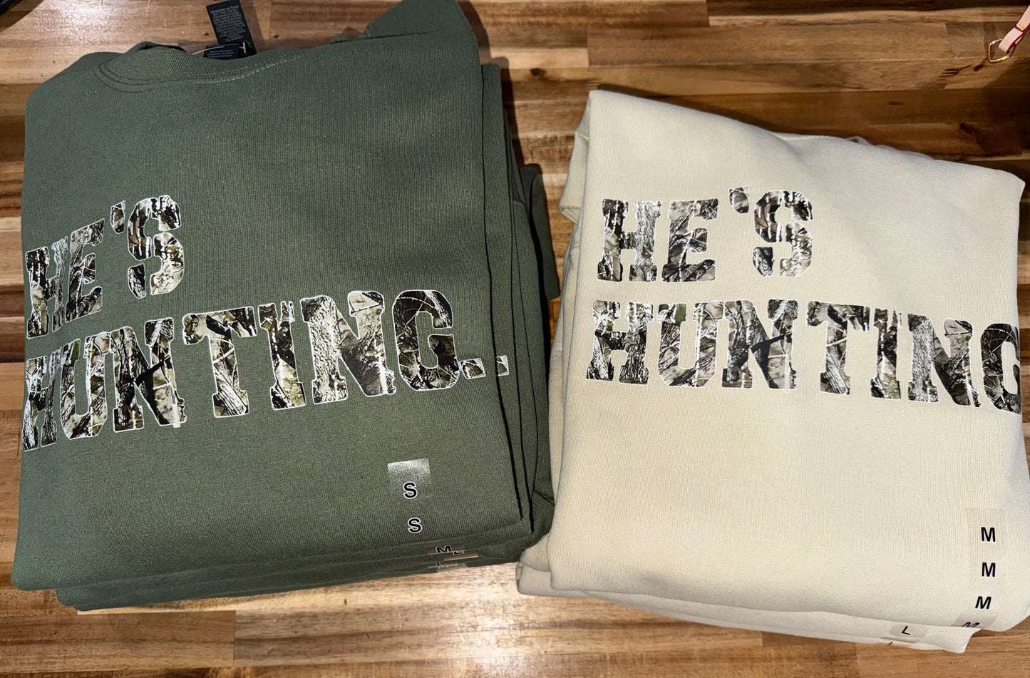 He’s Hunting Crewneck