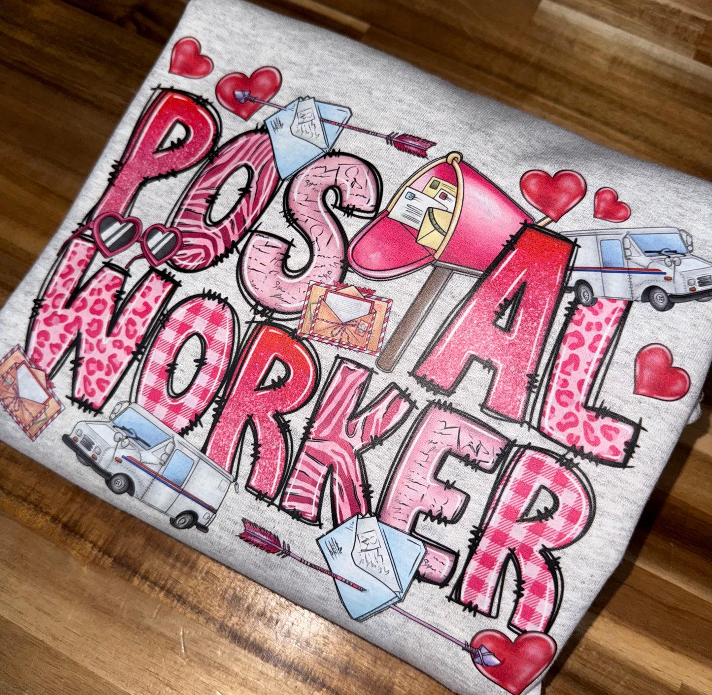 Postal Worker Valentines Crewneck