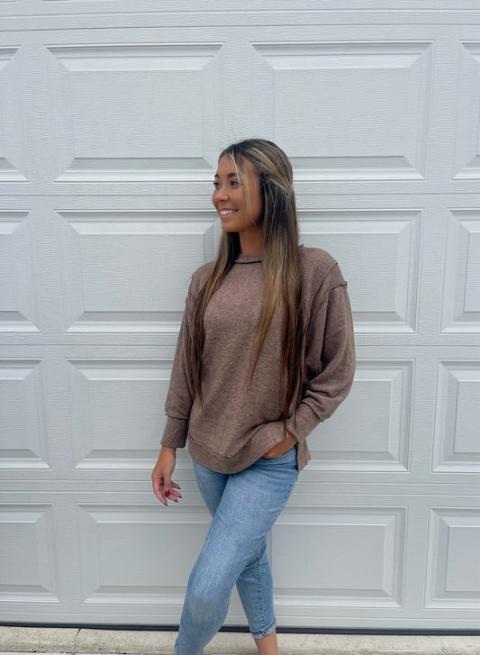 Mocha Oversized Sweater