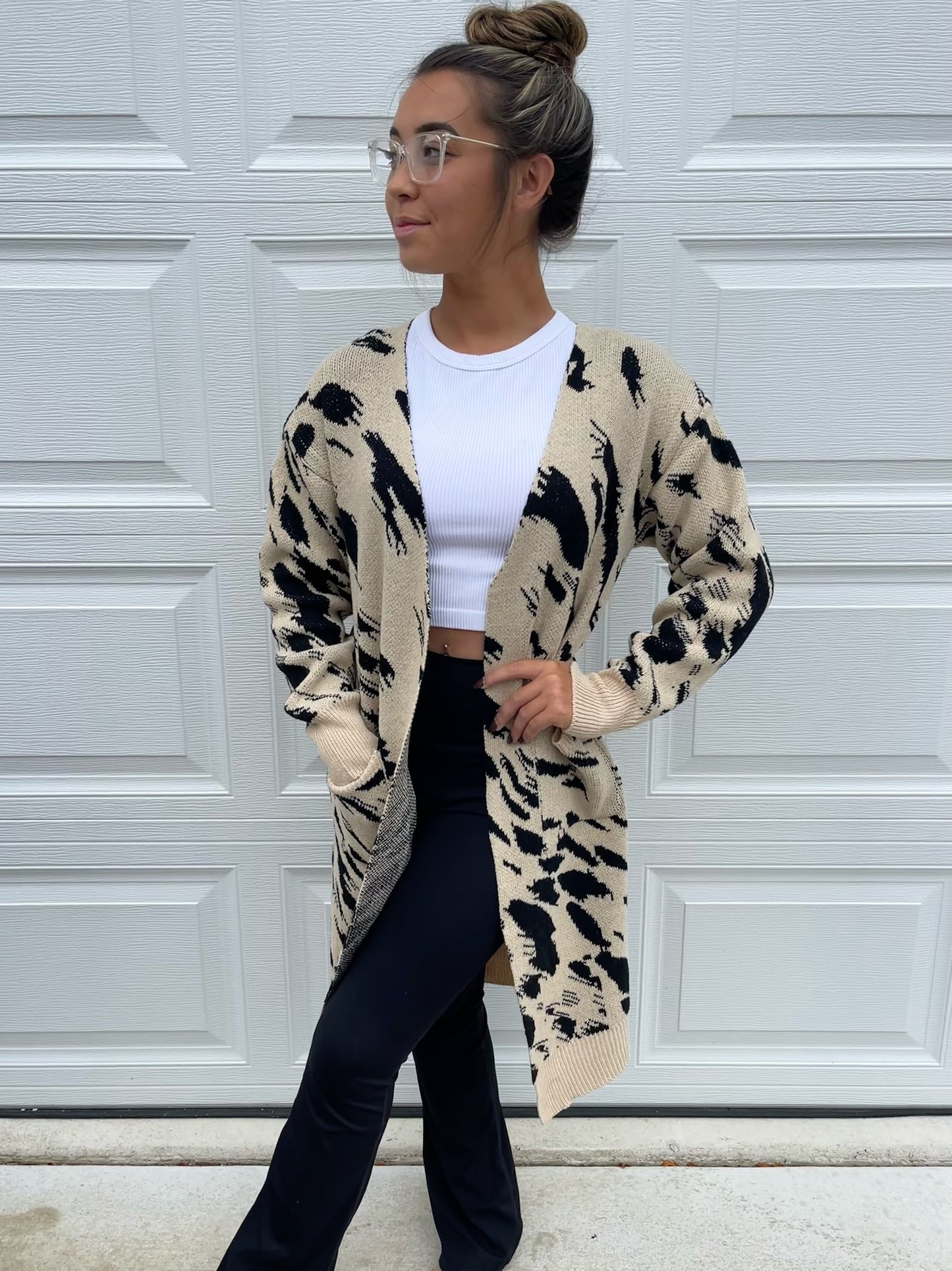 Harper Animal Print Cardigan