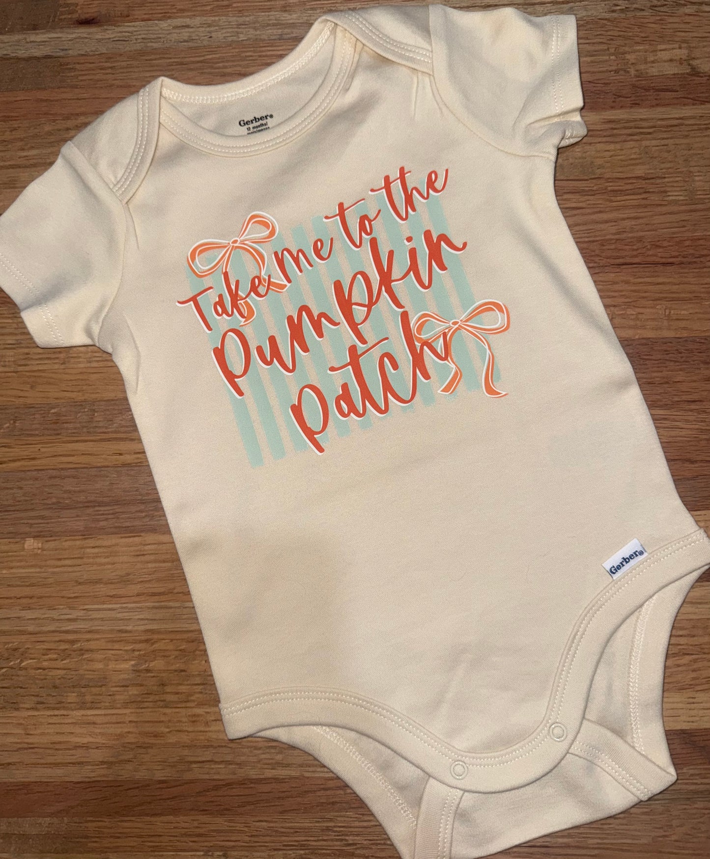 Take Me To The Pumpkin Patch Onesie