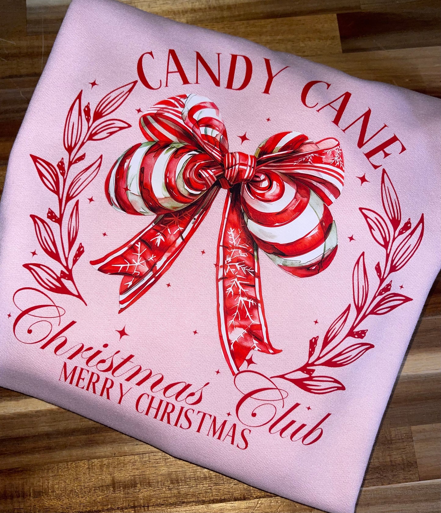 Candy Cane Christmas Club Crewneck