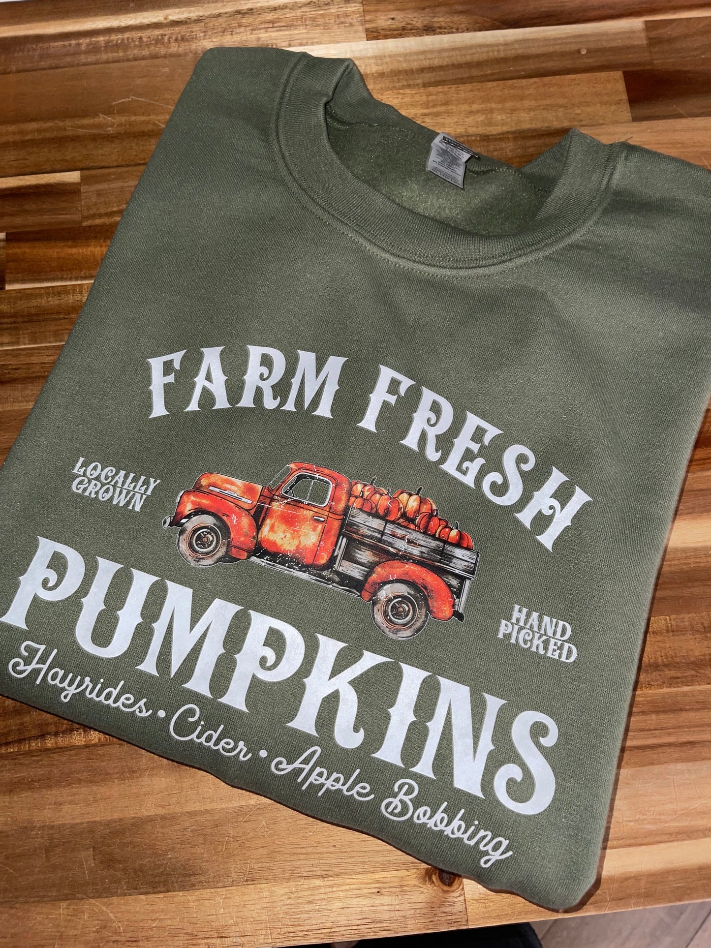 Farm Fresh Pumpkins Crewneck