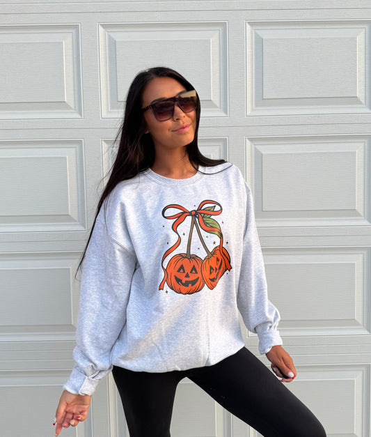 Pumpkin Cherries Crewneck