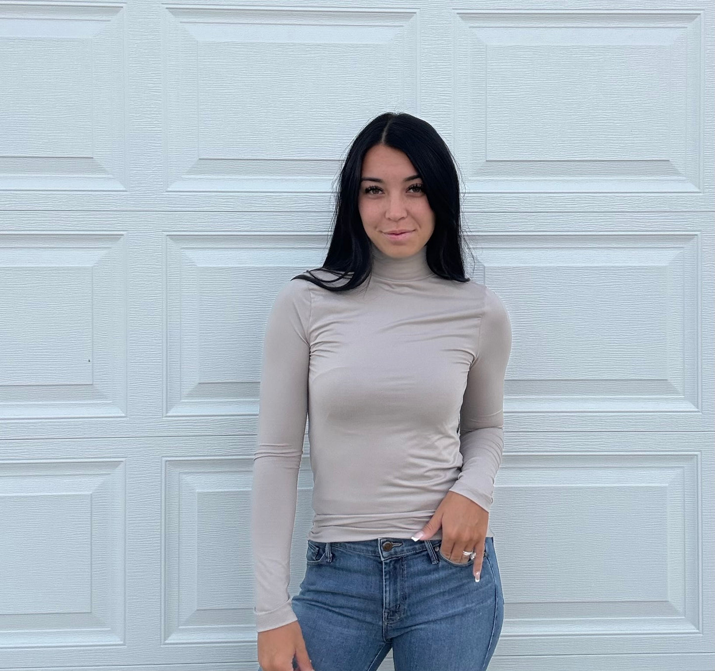 Ash Mocha Turtleneck