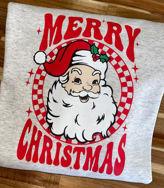 Santa Merry Christmas Crewneck