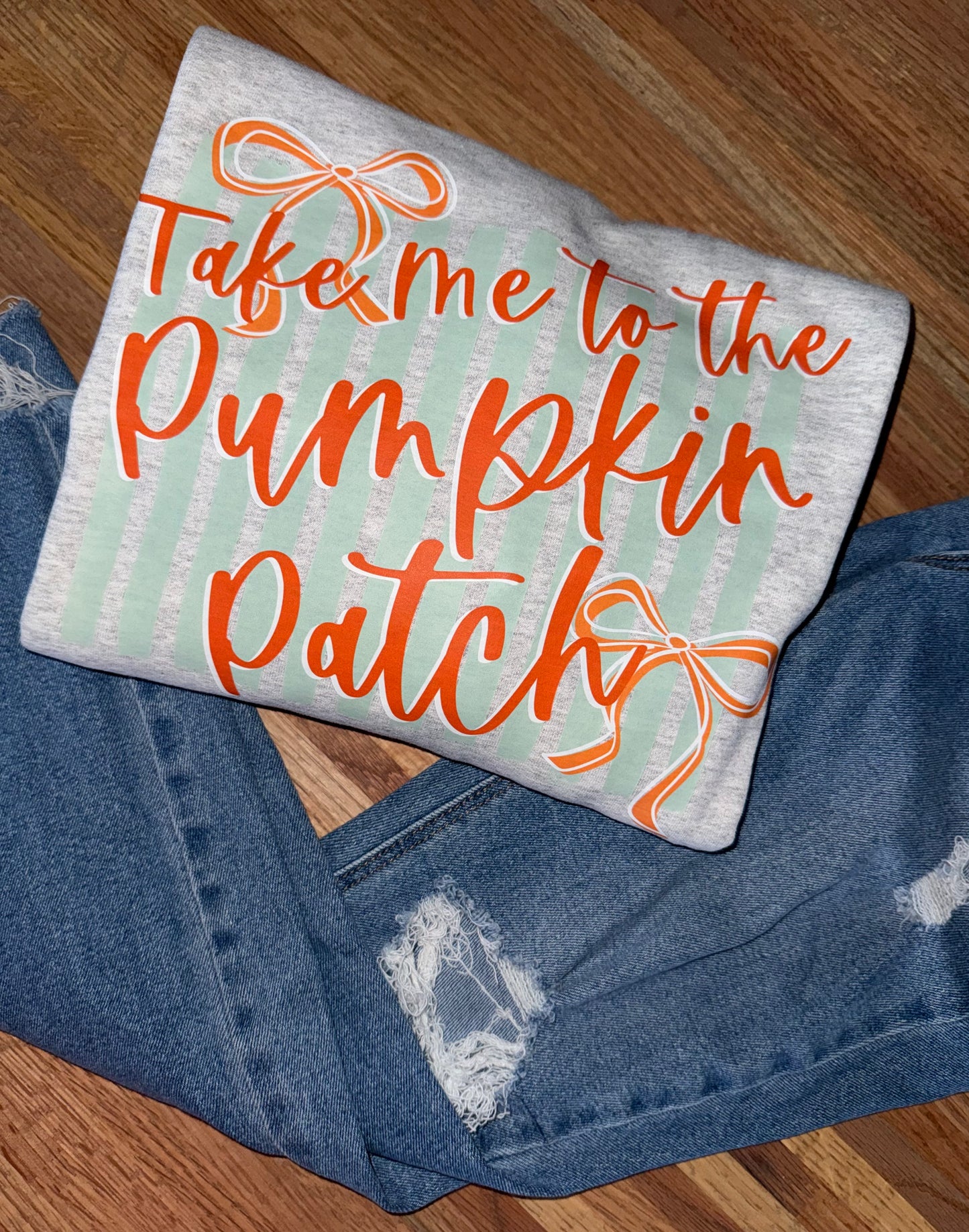 Take me to the pumpkin patch crewneck