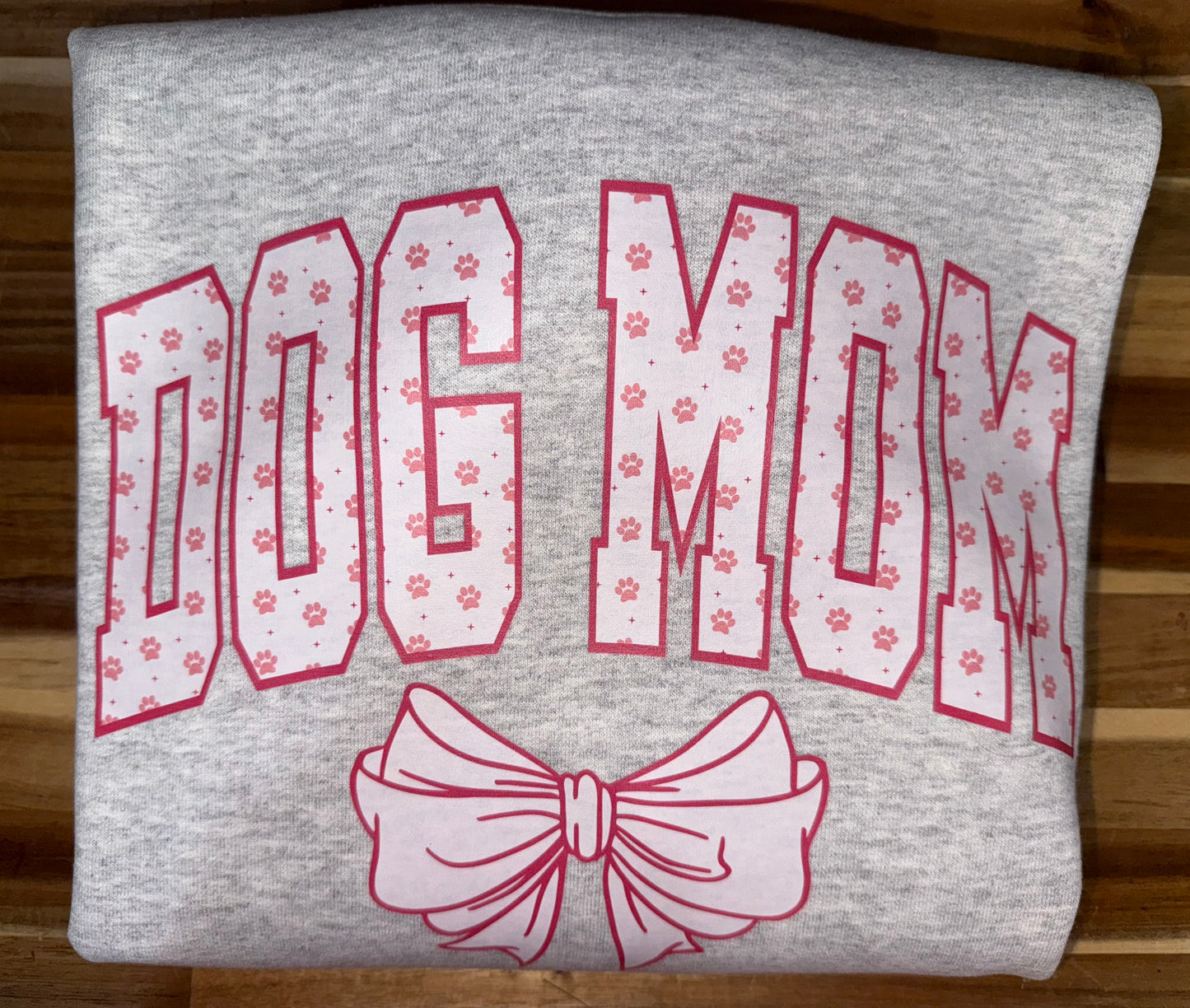 Dog Mom Bow Crewneck