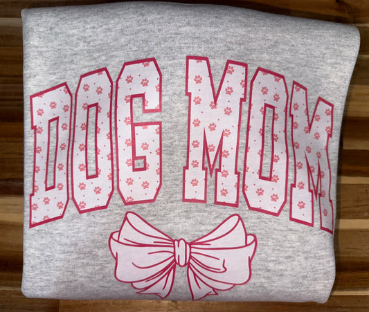 Dog Mom Bow Crewneck