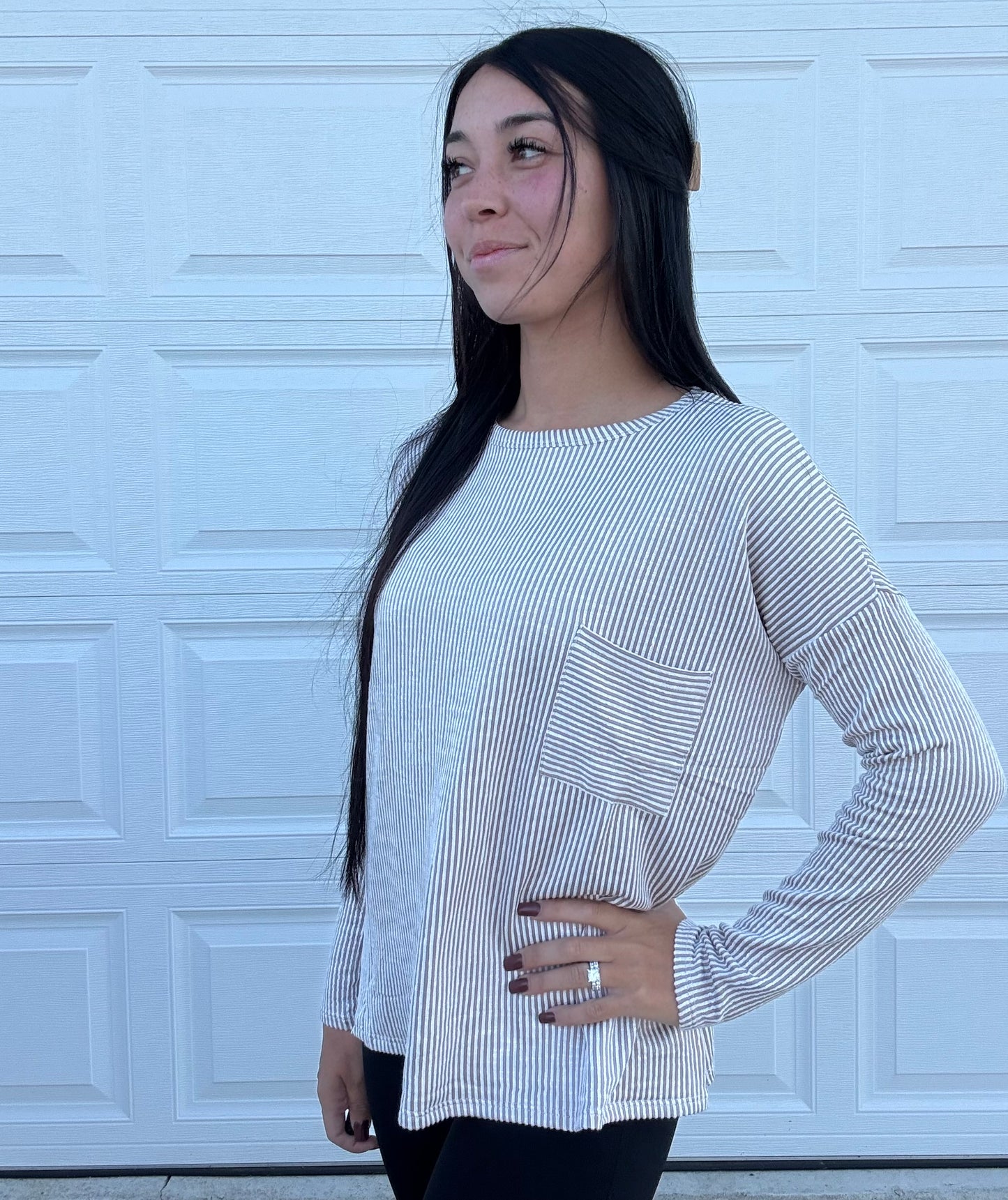 Afternoon Long Sleeve in Ash Mocha