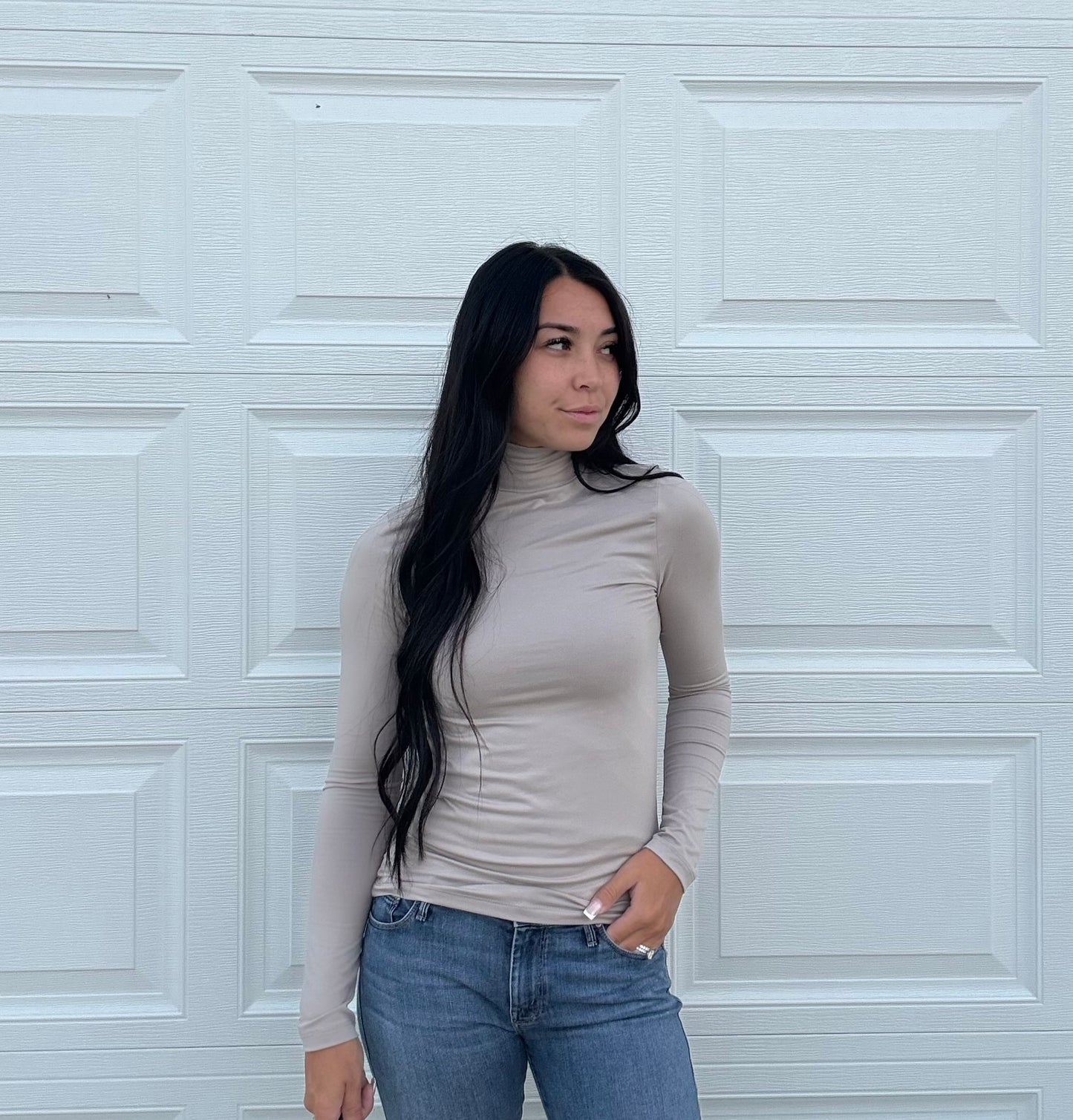 Ash Mocha Turtleneck