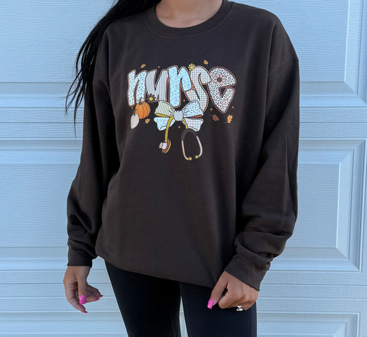 Fall Nurse Crewneck