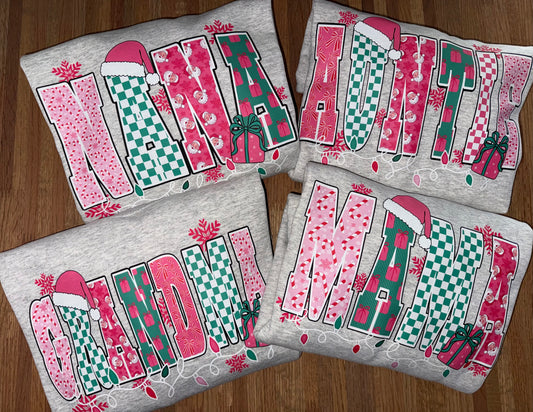 Christmas Auntie Crewneck