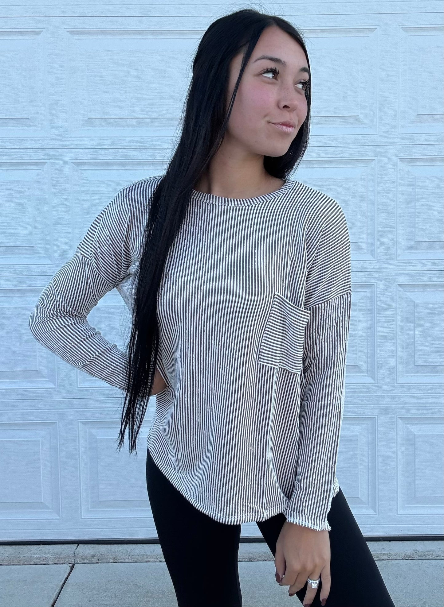 Afternoon Long Sleeve in Mocha