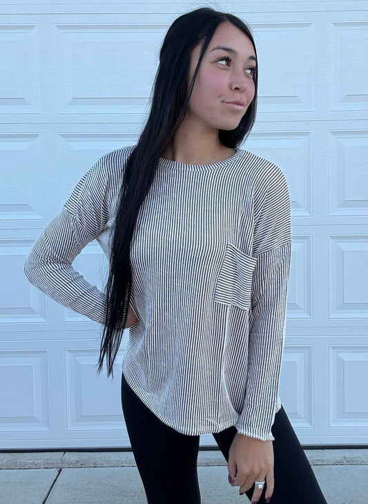 Afternoon Long Sleeve in Mocha
