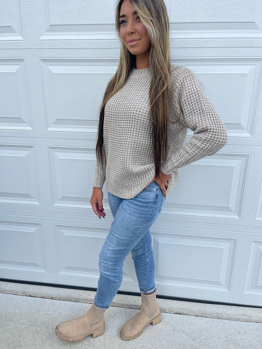 Promise Me Sweater in Beige