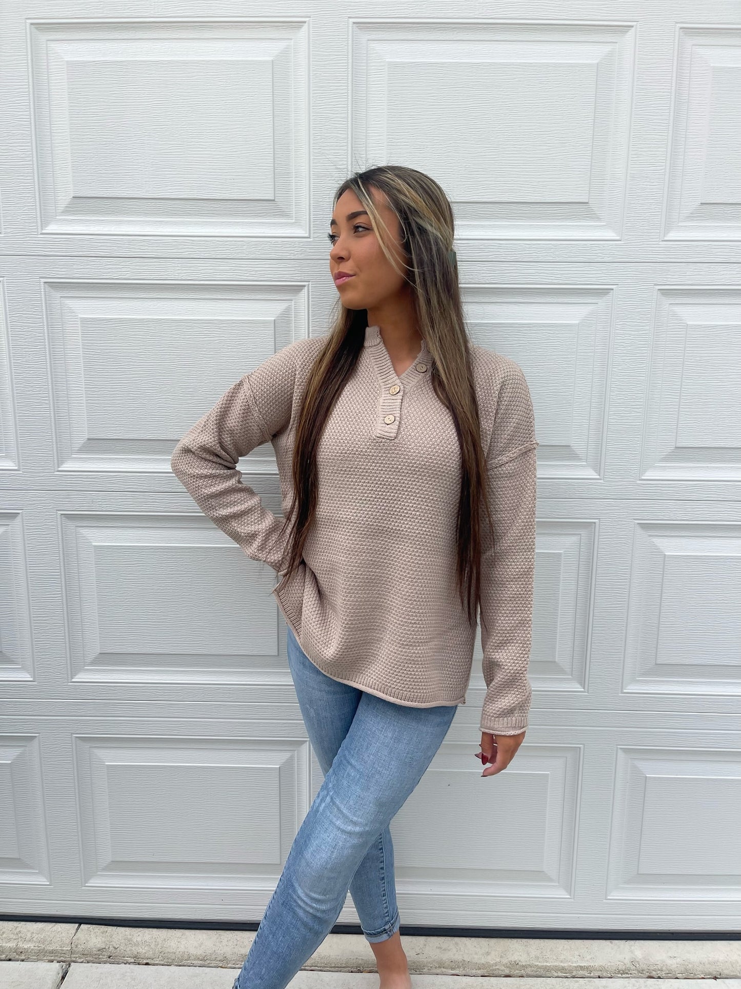 Basic Henley Sweater