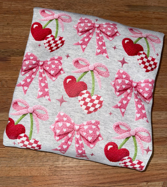 Cherries & Bows Crewneck